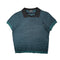 Textured short sleeve polo shirt